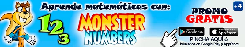 Juega y aprende con Monster Numbers